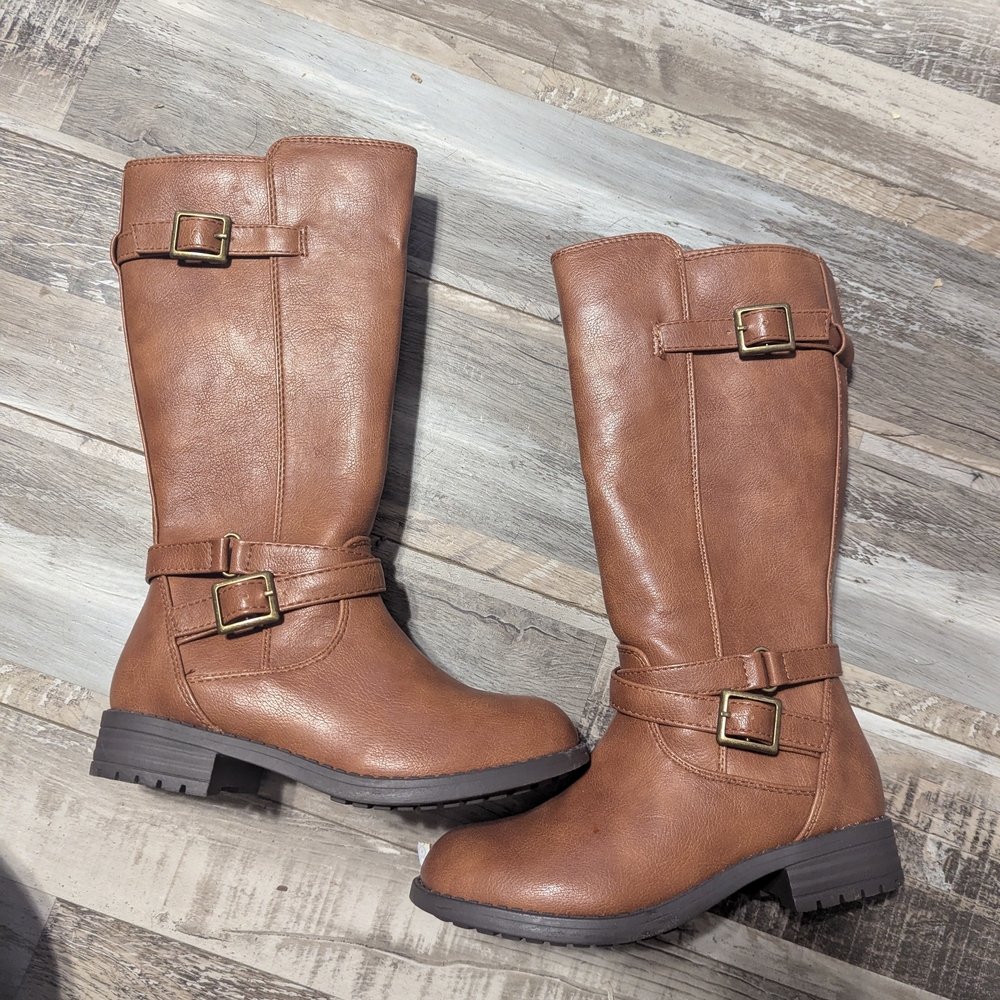 Sonoma Brown Buckle Kids Boots
